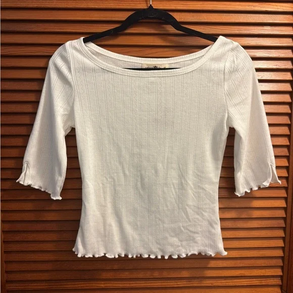 NWT Natural Life White Fitted Blouse - Picture 3 of 7